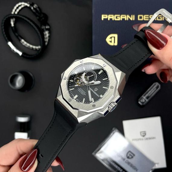 Чоловічий годинник Pagani Design PD-YS010 Silver-Black | Зображення 2