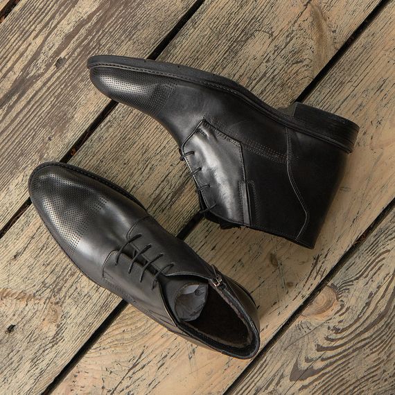 Чоловічі зимові черевики з Туреччини 41 розмір. Теплі оксфорди! | Зображення 4