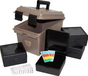 Коробка MTM Ammo Can Combo з органайзером на 400 патронів кал. 308 Win, 30-06. Колір - темно-коричневий