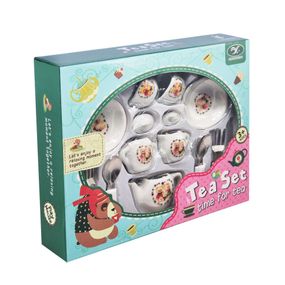 Дитячий набір посуду Tea set 868-E6-3 порцеляна, 17 предметів