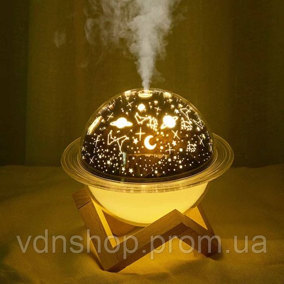 Світлодіодний нічник акумуляторний з usb сатурн, Нічні Світильник нічник в дитячу кімнату MF-45