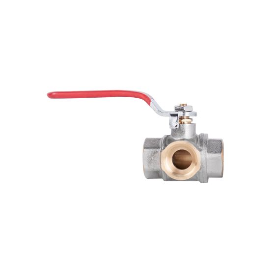 Кран кульовий SD Plus триходовий, канал-Т 1/2" ВР SD310W15 | Зображення 1