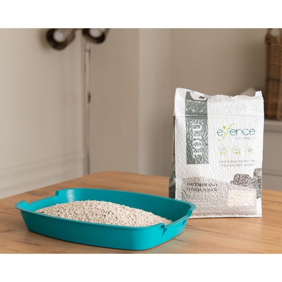 Наповнювач гігієнічний Essence мм для котячого туалету для екстра поглинання запаху натуральний з тофу з вугіллям гранула 1- | Зображення 6