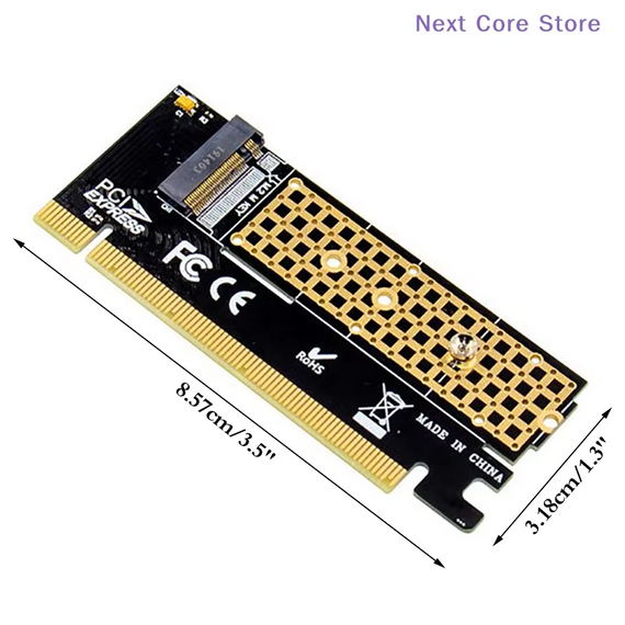 Адаптер M.2 NVMe в PCIe X16 для SSD форматів 2230-2280 | Зображення 1