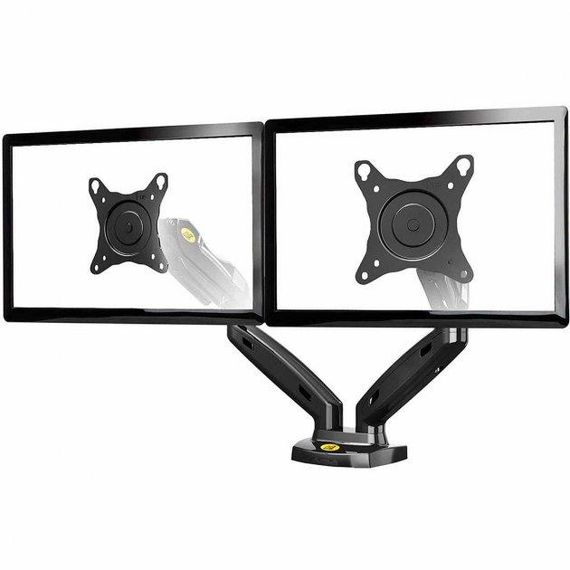 Настольное крепление для двух мониторов (кронштейн) 17"-30" NB F160 | Зображення 1