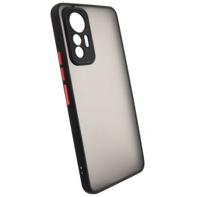 Чехол для мобильного телефона Dengos Matte Xiaomi 12 Lite (black) (DG-TPU-MATT-127) | Зображення 1