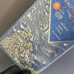 Стекляные стразы серебро (размер ss4) 1440шт в пакетике