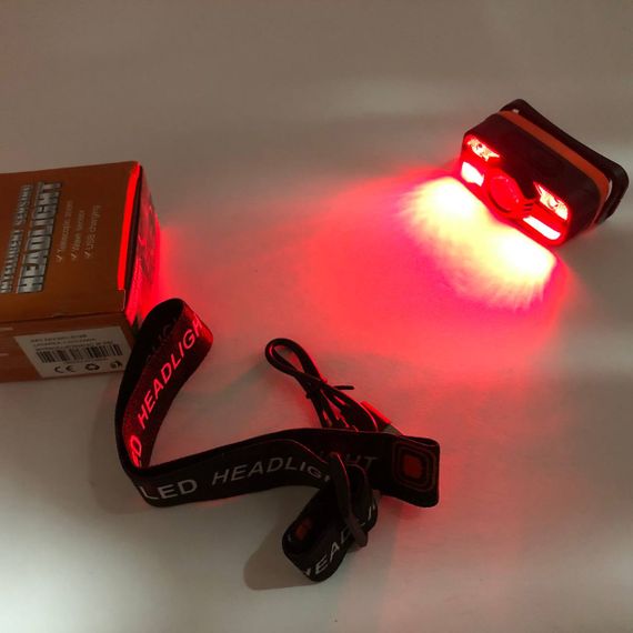 Налобний ліхтар WH-0188, XPE+SMD, Налобний ліхтар для туризму риболовлі та полювання, Налобна лампа | Зображення 4