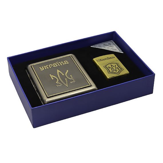 Подарунковий Набір Запальничка І Футляр ЗСУ | Зображення 1