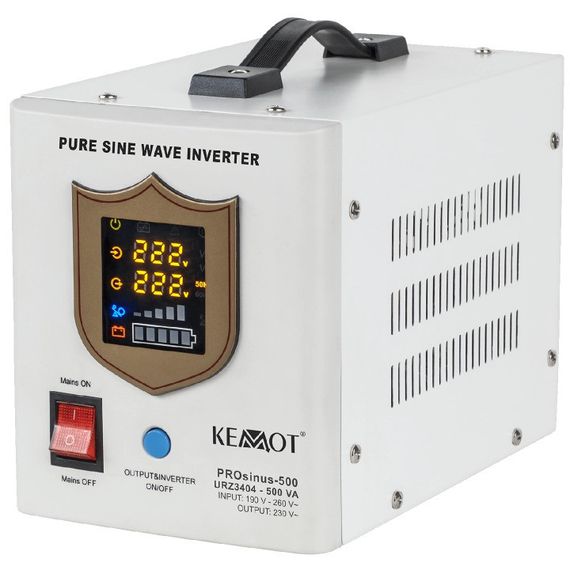 ДБЖ KEMOT PROsinus-500 12V 500VA/300W для котла білий | Зображення 1