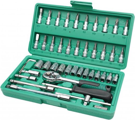 Набор инструментов в чемоданчике Piece Tool Set (46 предметов) | Зображення 1