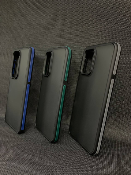 Чехол Iphone 11 матовый полупрозрачный TPU с серой вставкой | Зображення 1