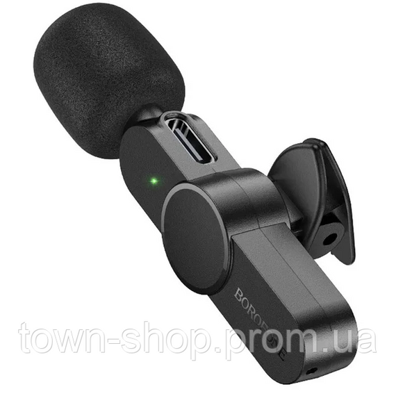 Микрофон беспроводной цифровой IP Borofone Trophy Lavalier BFK12 6348 | Зображення 6
