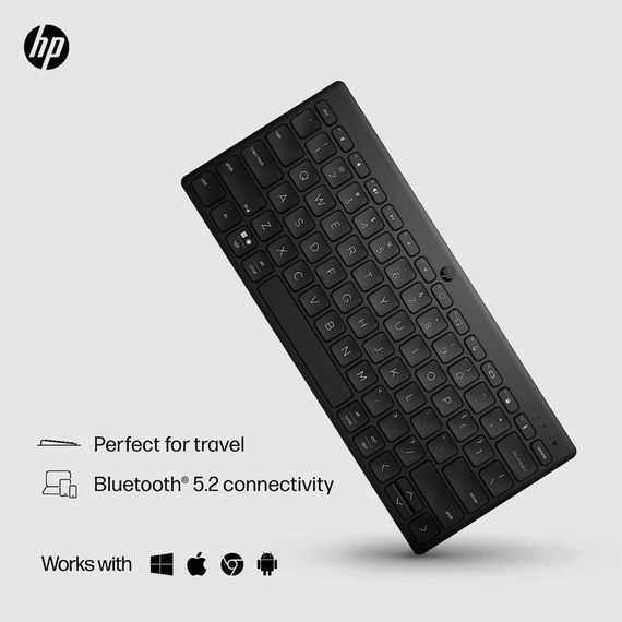 Клавіатура HP 350 Compact Multi-Device Bluetooth UA Black (692S8AA) | Зображення 1