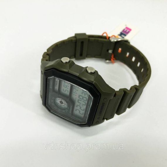 Військові годинники з підсвічуванням SKMEI 1299AG, Стильні тактичні годинники для чоловіків AR-53 | Зображення 4