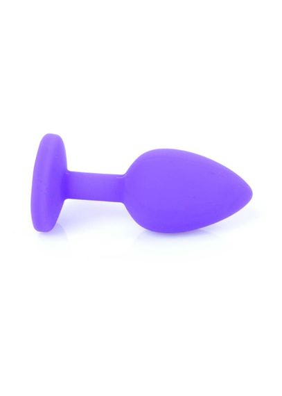 Анальна пробка - Jewellery Silicone Purple Plug S Red Sex Aura | Зображення 4
