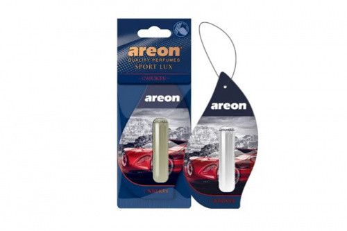 Ароматизатор в машину Areon Lux Sport Liquid Carbon 5 мл (підвіска з рідиною) 080792 пахучка в авто, автопарфюм1
