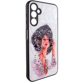 TPU+PC чохол Prisma Ladies для Samsung Galaxy A04s, Girl in a hat