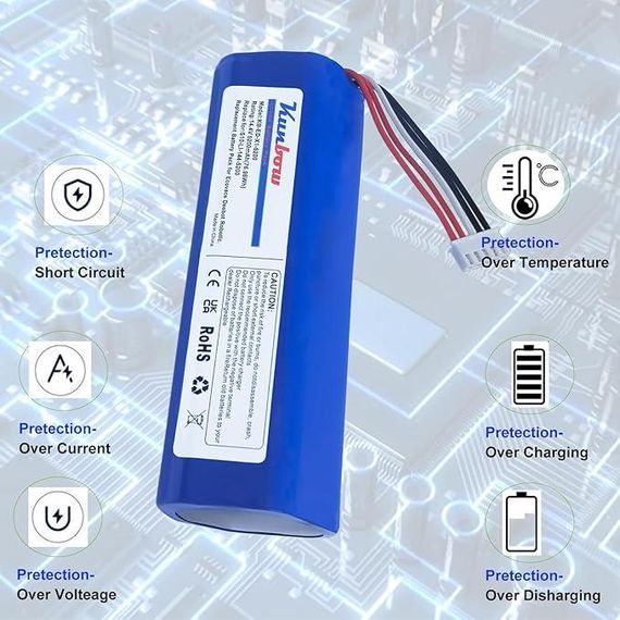 Змінний акумулятор Kunbow KB-ED-X1-5200 14,4 В/5200 мАг для робот-пилосмока Ecovacs Deebot Ozmo. | Зображення 4