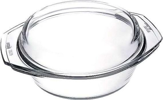 Форма для запікання жаростійка скляна з кришкою кругла Simax 2 л 6026/6036 | Зображення 1