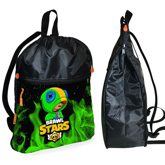 Школьный рюкзак детский Бравл Старс + Сумка для обуви спортивной формы рюкзак-мешок  для мальчика (01679) | Зображення 1