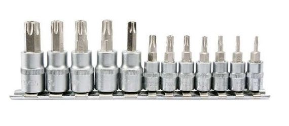 Набор головок со вставкою TORX SECURITY YATO Польша 1/4 3/8" 12 шт YT-04332
