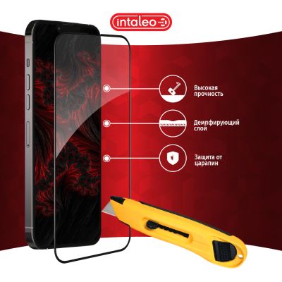 Стекло защитное Intaleo Full Glue ESD Apple iPhone 13 Pro Max Black (1283126523953) | Зображення 3