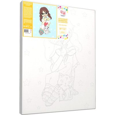 Картина по номерам Rosa Start My Little Kitty 35 х 45 см (4823098514268) - Топ Продаж! | Зображення 1