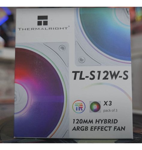 Вентилятор корпуса Thermalright TL-C12CW-S X3 ARGB 120 мм White, 4-pin PWM, 1550 об/мин (3 шт.) | Зображення 6