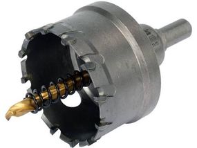 Свердло коронка по металу TCT 55x103 мм хвостовик 3/8 YATO YT-44068