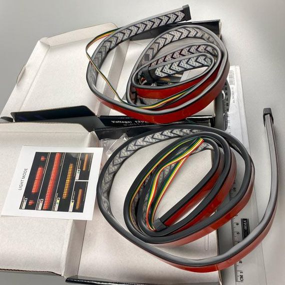 LED V стрічка 12-24 В 120х2,5 см стопи, повороти | Зображення 9