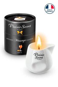 Масажна свічка Plaisirs Secrets Spritz (80 мл) подарункове паковання, керамічний посуд Sex Aura