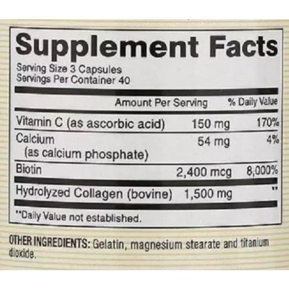 Комплекс для суставов Mason Natural Collagen 1500 + Vitamin C 120 Caps | Зображення 1