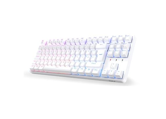 Механічна ігрова клавіатура CIY X77, 88 клавіш, розкладка QWERTY, програмована RGB-підсвітка, трирівнева регулювання висоти, кабель Type-C, клавіатура з можливістю гарячої заміни.