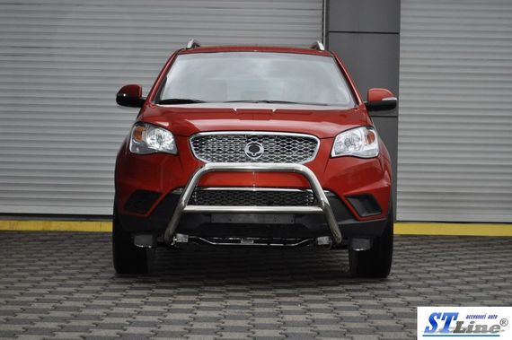 Кенгурятник WT005 (нерж.) для SsangYong Korando 2010-2019 | Зображення 2