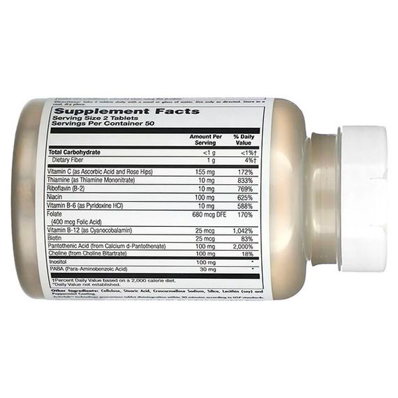 В комплекс KAL Stress B-Complex 100 Tabs | Зображення 1