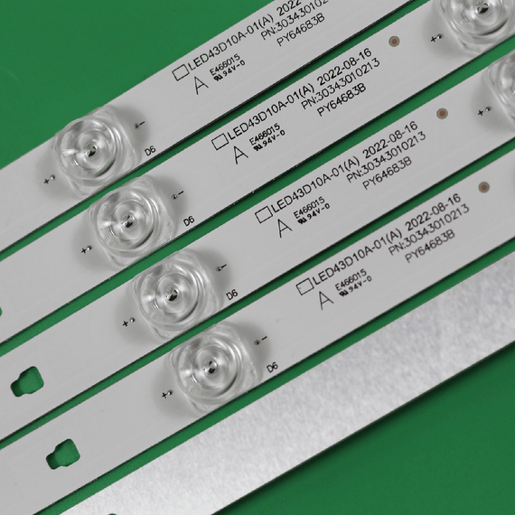 Підсвітка LED43D10A-01(A) + LED43D10B-01(A) LED43D10A-ZC14FG-07 TV 43" 10-led 848mm 3V  5шт. 855 | Зображення 3