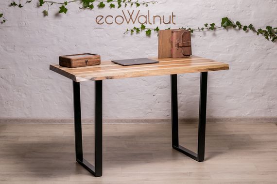Письменный ореховый стол EcoWalnut с живыми краями M | Зображення 6