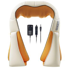 Массажер для шеи и плечей Massager of Neck Kneading / Роликовая массажная накидка / Электрический массажер с