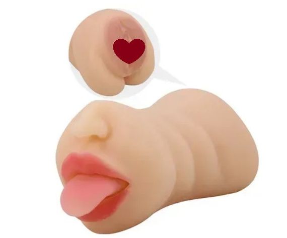 Мастурбатор c двумя входами Crazy Bull - Sarah soft skin, BM-009240N sexstyle