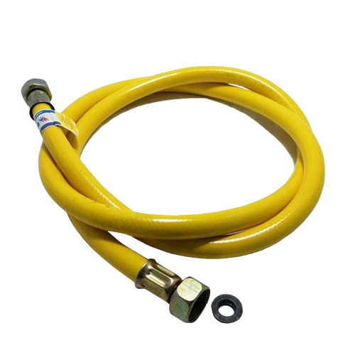 Рукав газовий 0,6м для підключення приладів до газової системи гайка/гайка білий Waterstal