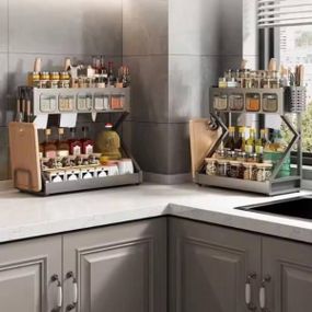 Стелаж кухонний сушарка для посуду 55см kitchenware PM-24-1-5 Чорний