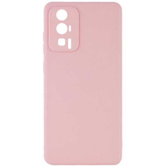 Силіконовий чохол Candy Full Camera для Xiaomi Poco F5 Pro Рожевий / Pink Sand