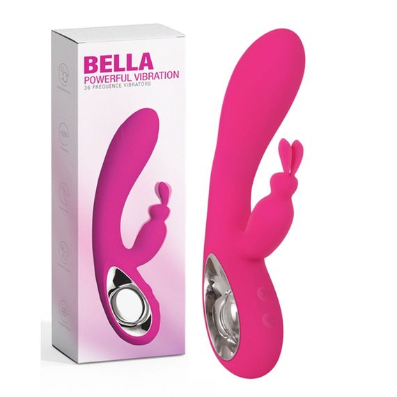 Вібратор Bella,36 funkcji, USB Pink Sex Aura | Зображення 1