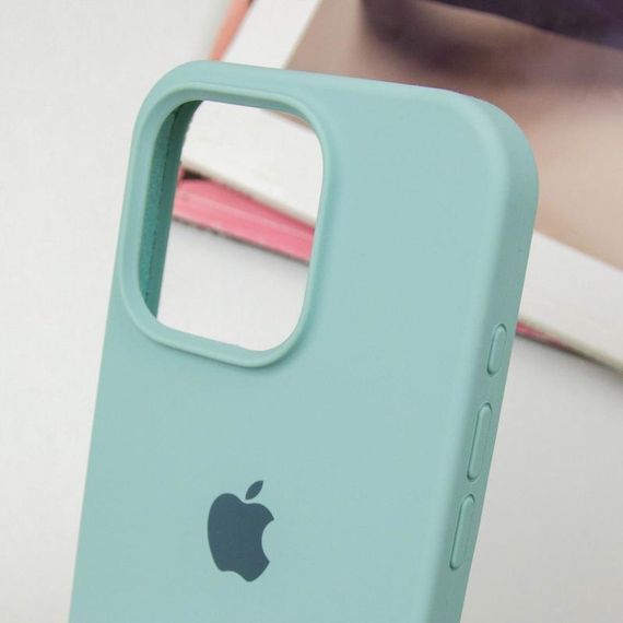 Чохол Silicone Case Full Protective (AA) для Apple iPhone 16 Pro Max (6.9") Бірюзовий / Beryl | Зображення 5