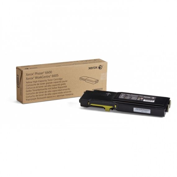 Тонер картридж Xerox PH6600/WC6605 Yellow (6000 стр) (106R02235)
