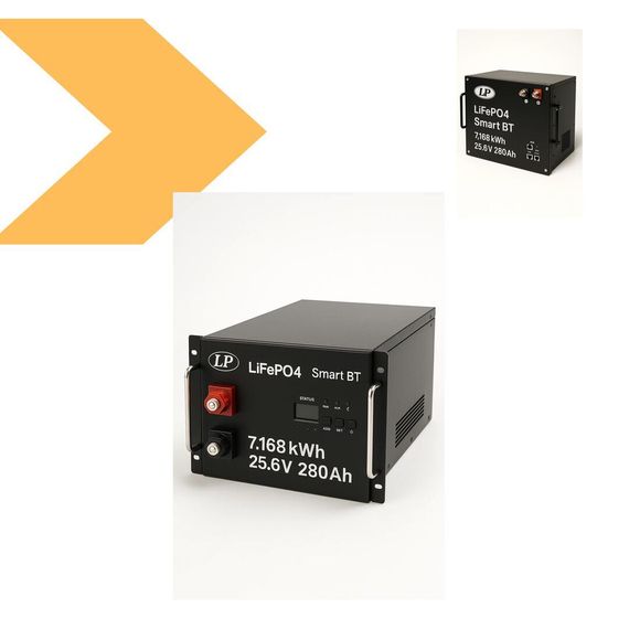 Літієвий акумулятор з блютуз LiFePO4 XPRO LP 7,168 кВт 25.6V 280Ач (345610032_61813) | Зображення 3