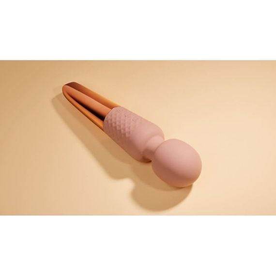 Вібратор-мікрофон Sweet Em Velvet Lurer, 28 режимів вібрації, рожевий із золотом | Зображення 3