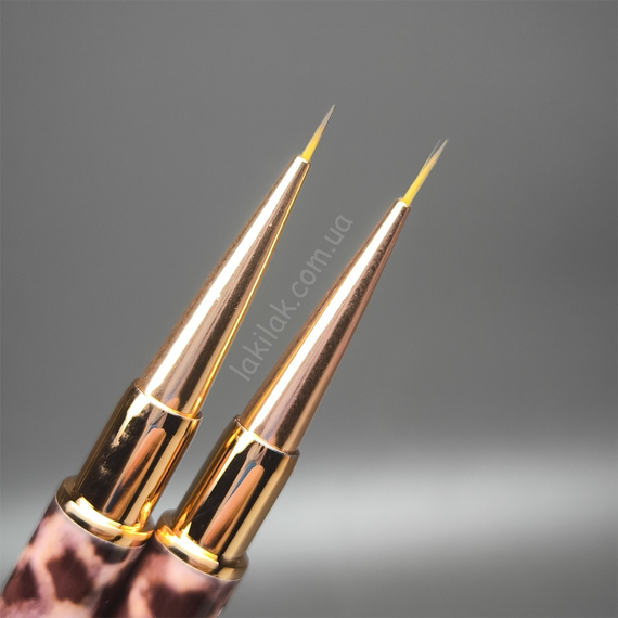 Двусторонняя кисть  "Леопард" №5 для росписи (5мм і 7мм)