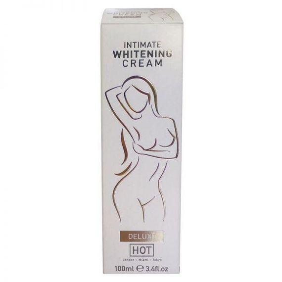 Крем для освітлення шкіри HOT Intimate Whitening Cream Deluxe 100 мл Sex Aura | Зображення 1